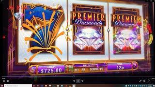 Premier Diamonds Jackpot MAX BET VGT Slots Choctaw & Winstar Play JB Elah Slot Channel How To USA