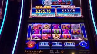 Glitter Gems Slot Machine Free Spin Bonus #2 Lucky Eagle Casino