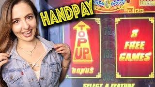 FINALLY Hit $35/SPIN HANDPAY JACKPOT on Rising Fortunes in Deadwood SD!