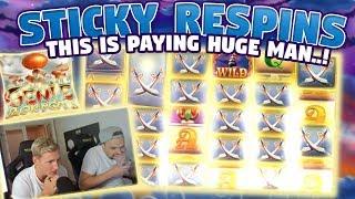 Genie Jackpots BIG WIN - HUGE WIN - Casino games from LIVE stream