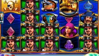 PIRATE SHIP Video Slot Casino Game with a "BIG WIN" FREE SPIN BONUS
