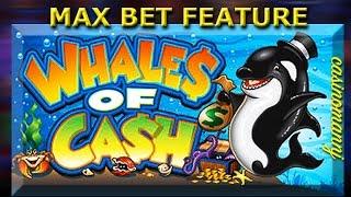 MAX BET! - Whales of Cash - Slot Machine Bonus