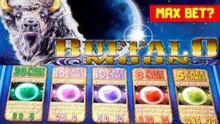Max Bet• Less Lines •BUFFALO MOON• Free Spins (Quickie)