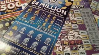its The ..£4 Million.."Big DADDY"Scratchcard Wednesday..Rolling on game..