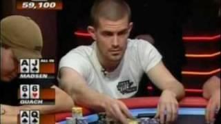 View On Poker - Gus Hansen Gets His Miracle Card On The River!