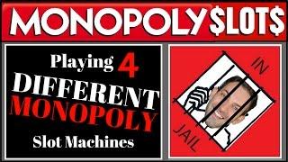 MONOPOLY SLOTS • 4 Different Slot Machines • Las Vegas