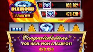 DIAMOND STORM Video Slot Casino Game with a JACKPOT WON