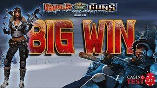 BIG WIN on Girls with Guns: Frozen Dawn - Microgaming Slot - 1,80€ BET!
