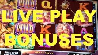 LIVE PLAY on Hercules Slot Machine and Bonuses