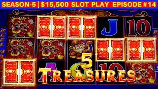 5 Treasures Slot Machine 5 BONUS TRIGGER W/$8.80 Max Bet | SEASON 5 | EPISODE #14