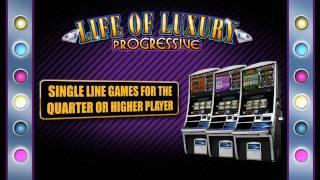 LIFE OF LUXURY PROGRESSIVE™ High Denomination Slot Machines By WMS Gaming