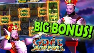 Big win in Genie Jackpots Megaways •