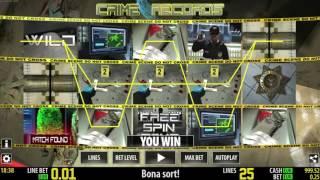 Free Crime Records HD Slot by World Match Video Preview | HEX