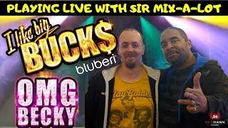 MAX BET• Sir Mix-A-lot• Playing his Own •I Like Big Buck$• slot live• (Exciting)