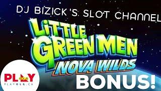 NICE BONUS! Little Green Men SLOT MACHINE  • NOVA WILDS - • PlayOLG •