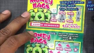 Mass Lottery Part 9 - Full Book Money Bags Scratch Offs