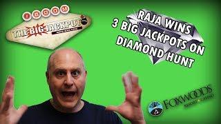 • The RAJA Wins 3 Big Jackpots on Diamond Hunt •
