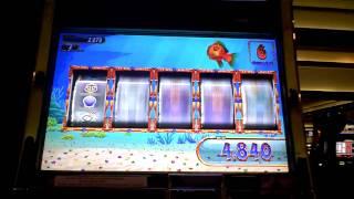 Goldfish Mermaids Wonder bonus win at Harrah's Casino in AC