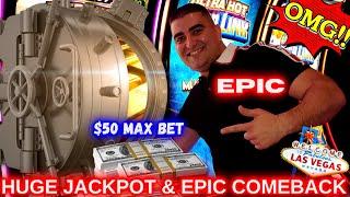 2 HANDPAY JACKPOTS & MASSIVE COMEBACK - $50 MAX BET ! ⋆ Slots ⋆High Limit Slot Machine JACKPOTS In L