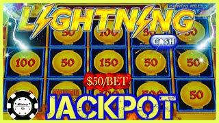 •️HIGH LIMIT Lightning Link Happy Lantern HANDPAY JACKPOT  •️$50 BONUS ROUND Slot Machine Casino