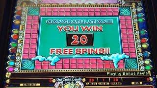 Mystical Mermaid High Limit Slot Machine 20 Free Spins Nice Big Win $20 Bet Bonus Slots