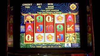 50 Dragons Bonus Win on penny slot machine