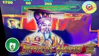 Mr  Butterfingers plays Imperial House slot machine in Pala