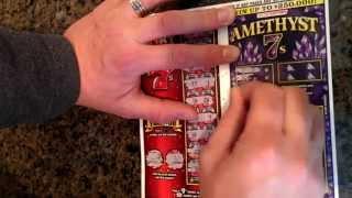 Indiana Lottery $20 Lucky Seven's Value Scratch Off Book, Part 1