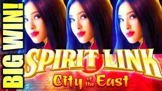 •FULL SCREEN BIG WIN!!• SPIRIT LINK (CITY OF THE EAST) Slot Machine (INCREDIBLE TECHNOLOGIES)
