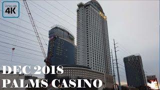 Walking Around Palms Casino Las Vegas December 2018 4K