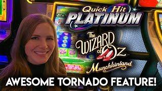 Landed The Tornados! Munchkinland Slot Machine! NICE WIN!!
