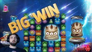 BIG WIN on Reactoonz Slot (Play'n Go) - Gargantoon Bonus