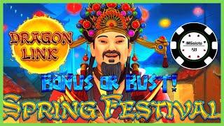 ★ Slots ★HIGH LIMIT Dragon Link Spring Festival ★ Slots ★Long Session with $20 BONUS ROUND Slot Mach