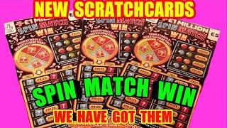 NEW "SPIN MATCH WIN "SCRATCARD...LETS SEE HOW GOOD THEY ARE..HERE WE GO ....SEE PART-2..SOON