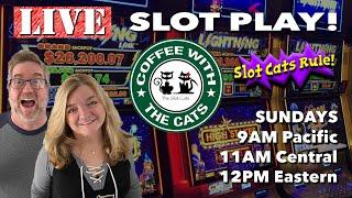 ⋆ Slots ⋆ (LIVE SLOTS) COFFEE WITH THE CATS 04/18/2021
