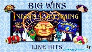 •BIG WINS• Wonder 4 Indian Dreaming • Line Hits(4) MAX BET
