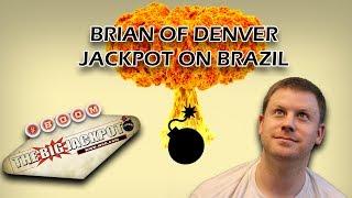 Brian of Denver - $5 Bet Perfect Bonus Round Jackpot Handpay on Brazil Slot Machine
