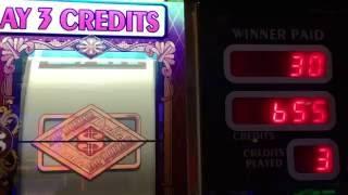 DOUBLE Top Dollar •BONUS TIME!• Slot Machine Pokie at Caesars, Las Vegas