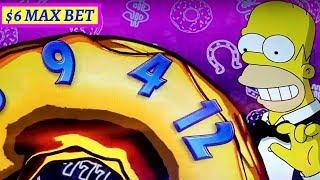 The Simpsons Slot Machine - $6 MAX BET Bonuses | More Chilli Slot Machine $8 Max Bet Bonus & BIG WIN