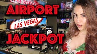 Landed JACKPOT at Las Vegas Airport on $50/BET!