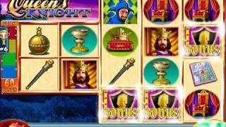 QUEEN'S KNIGHT Video Slot Casino Game with an "EPIC WIN" FREE SPIN BONUS