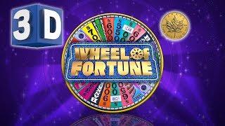 WHEEL OF FORTUNE 3D - BIG WIN - MAX BET - BOTH FEATURES - Slot Machine Bonus