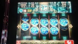 Konami Eye of the Ancients Slot Machine Bonus - Eye Feature