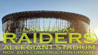 Las Vegas Raiders Allegiant Stadium November 2019 Construction Update
