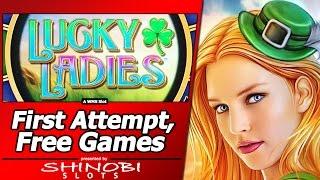 Lucky Ladies Slot - Free Spins Bonus in First Attempt at Montezuma Clone by WMS
