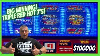 ⋆ Slots ⋆Triple Red Hot 777 Free Games Live Slot Play⋆ Slots ⋆