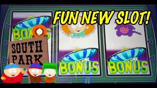 SOUTH PARK SLOT: Tons of bonuses and features max bet