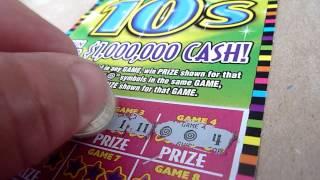 $10 Lottery Ticket - "Wild 10s" Scratchcard Video from Illinois Lottery
