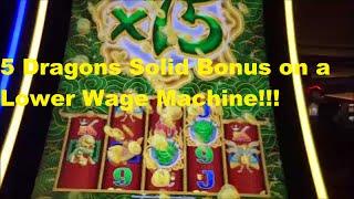 SOLID BONUS on 5 Dragons Slot Machine