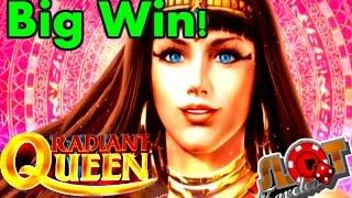 **BIG WIN** Radiant Queen Slot Machine Bonus | SlotTraveler